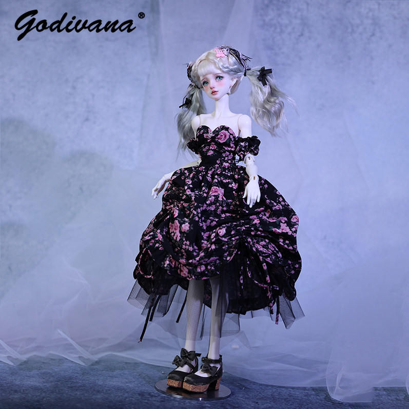 Midi Dress - Robe pour poupée BJD 1/4, robe