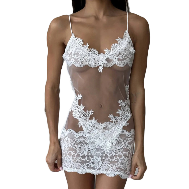 Lace Dress - Chemise de nuit sexy en dentelle