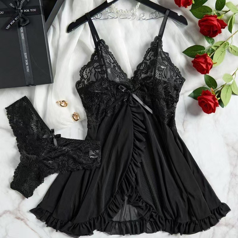 Lace Dress - Vêtements de nuit sexy pour femmes,