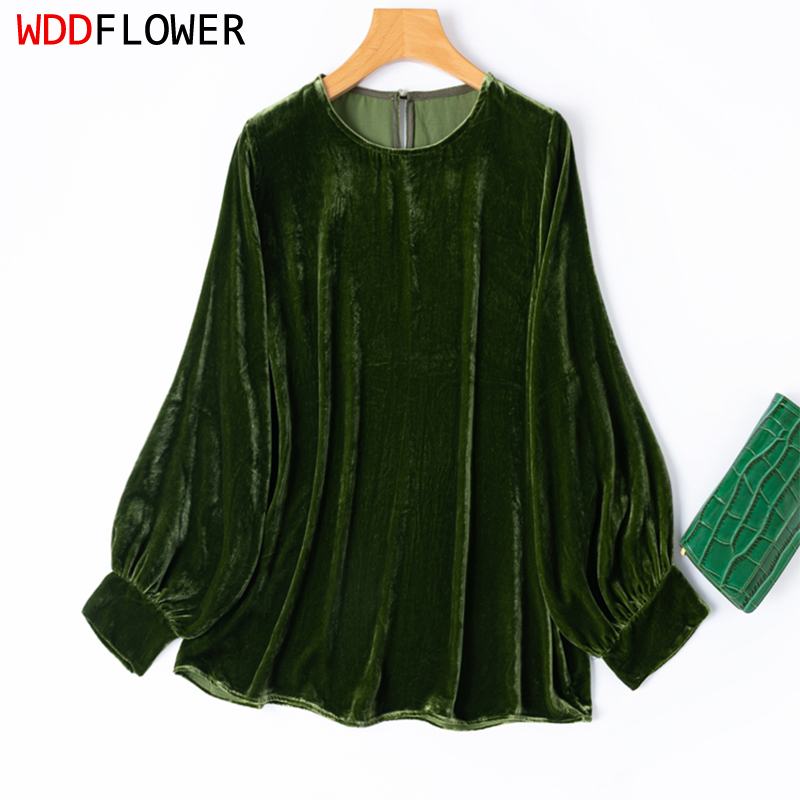 Silk Blouse - Chemisier en velours de soie pour