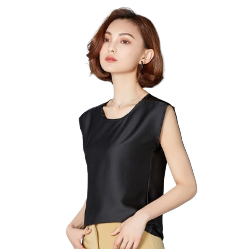 Silk Blouse - Gilet en soie sexy pour femmes,