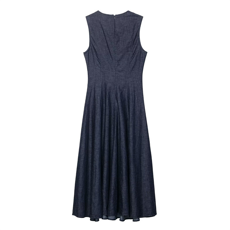 Nouvelle robe mi-longue en den - Midi Dress avis et prix
