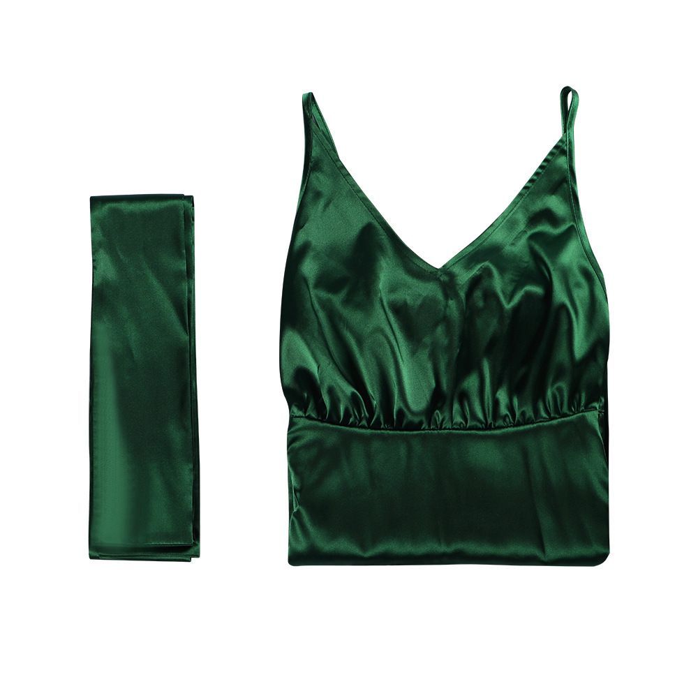 Robe de soirée en satin émerau - Evening Gown avis et prix