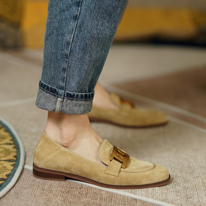 Mocassins en cuir suédé pour f - Womens Heels avis et prix