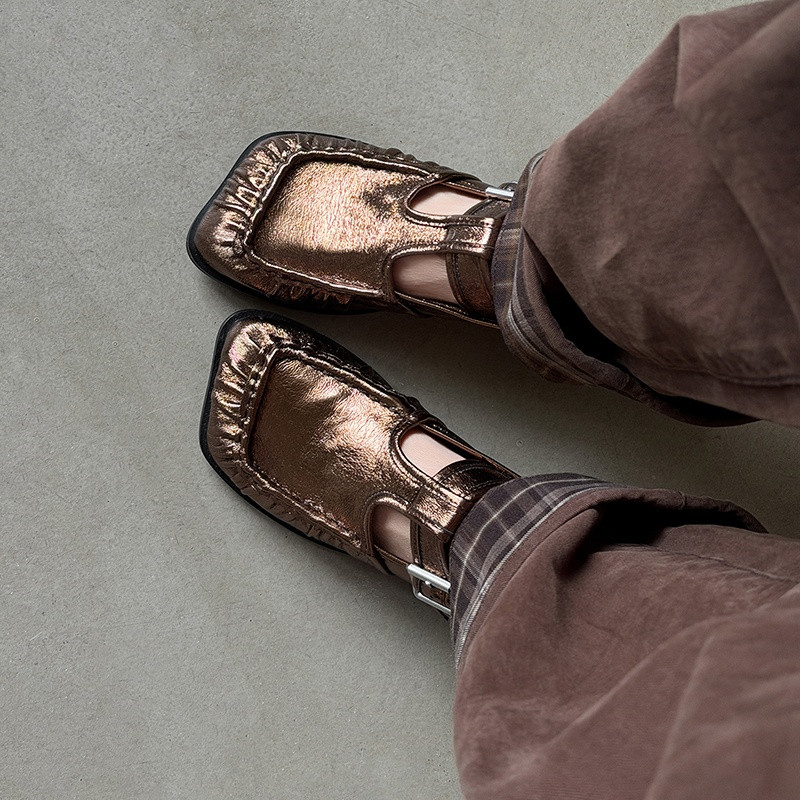 Chaussures en cuir véritable p - Womens Heels avis et prix