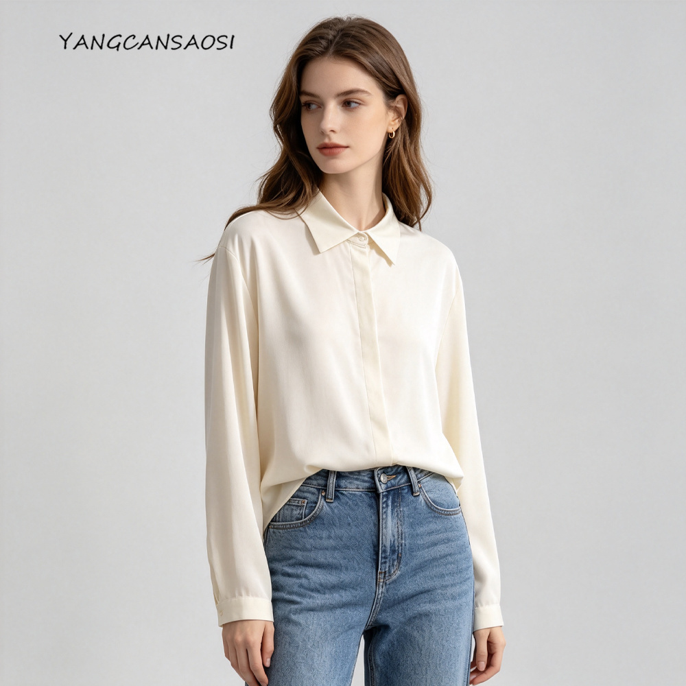 Chemise à manches longues poly - Silk Blouse avis et prix