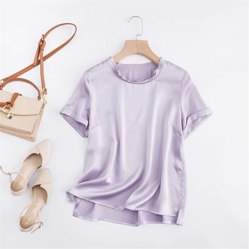 Sport glace soie à manches cou - Silk Blouse avis et prix