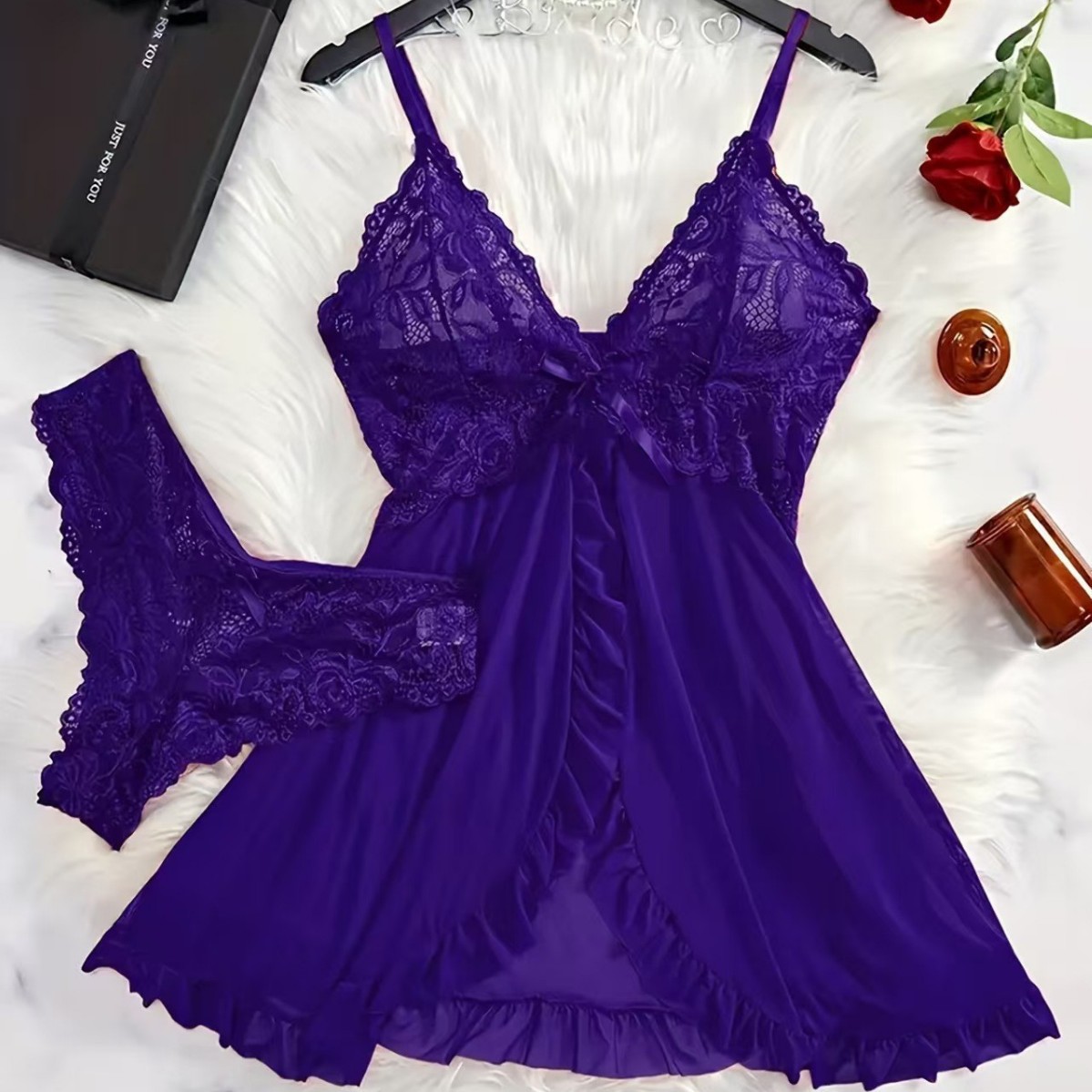 Vêtements de nuit sexy pour fe - Lace Dress avis et prix