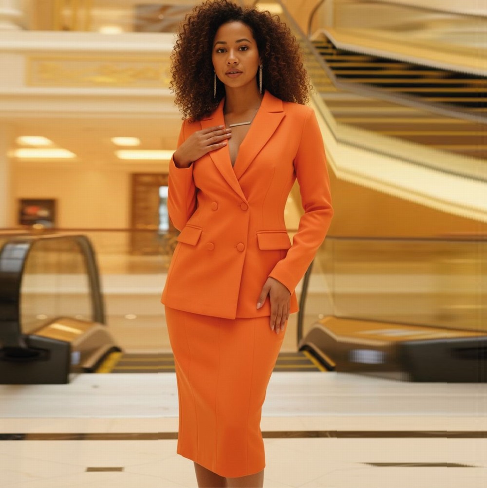 Costume tailleur jupe et blaze - Formal Skirt avis et prix