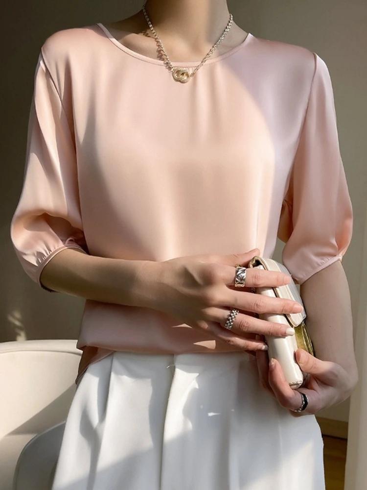 Nouvelle chemise d'été en soie - Silk Blouse avis et prix