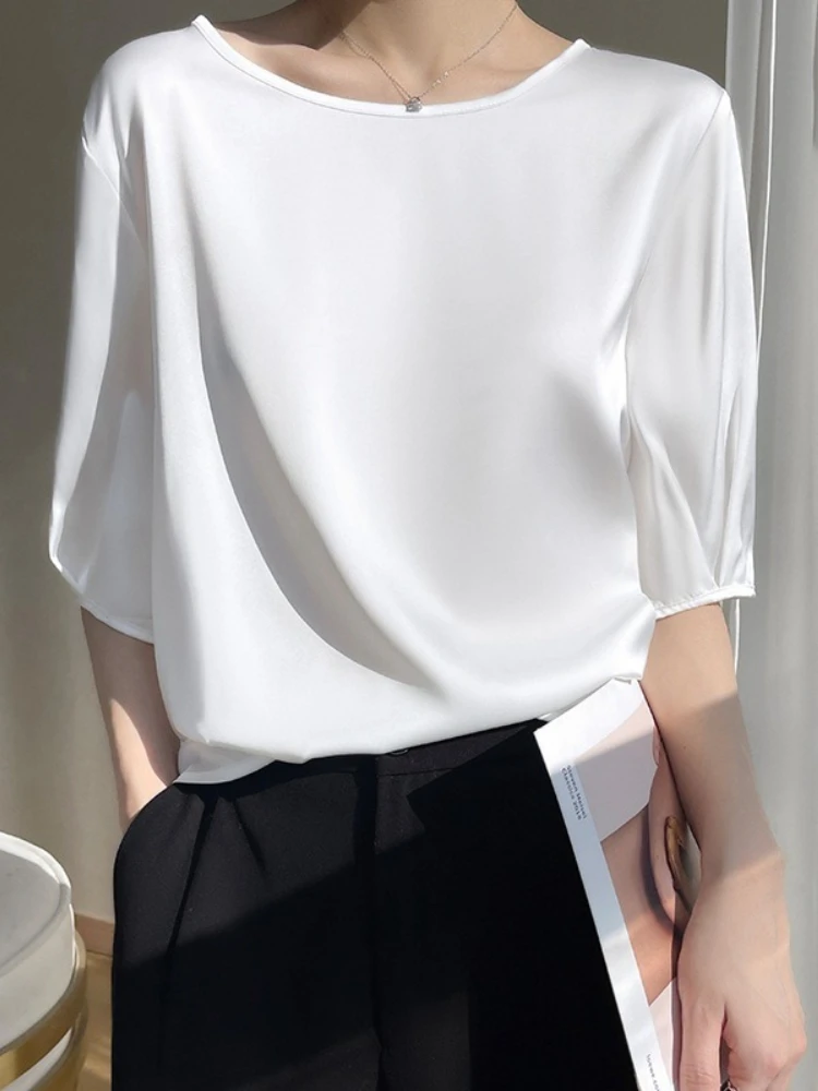 Nouvelle chemise d'été en soie - Silk Blouse avis et prix