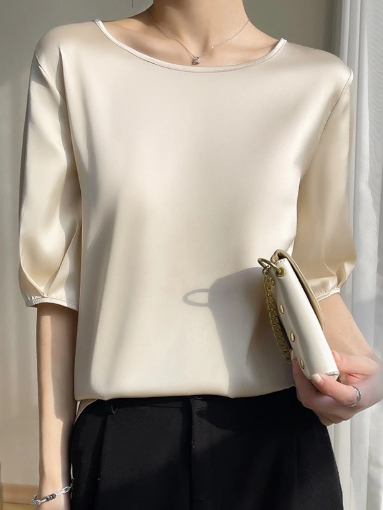 Nouvelle chemise d'été en soie - Silk Blouse avis et prix