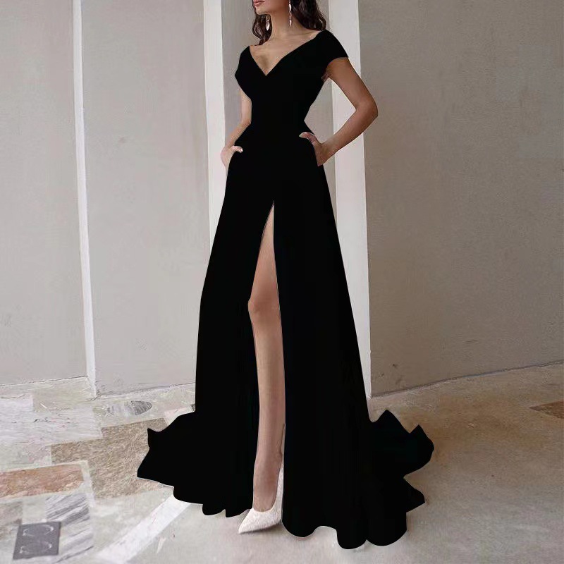 Nouvelle Robe Longue Élégante  - Women'S Red Formal Wear avis et prix